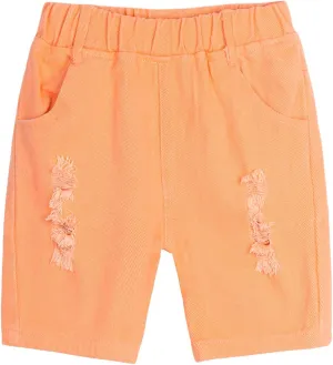 Mud Kingdom Fashion Boys Denim Shorts Elastic Waist