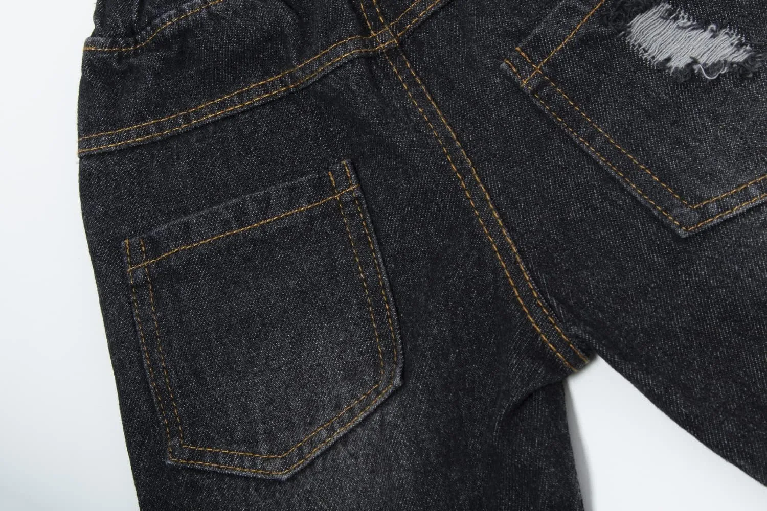 Mud Kingdom Fashion Boys Denim Shorts Elastic Waist