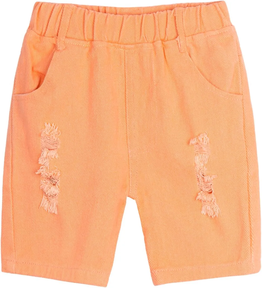 Mud Kingdom Fashion Boys Denim Shorts Elastic Waist
