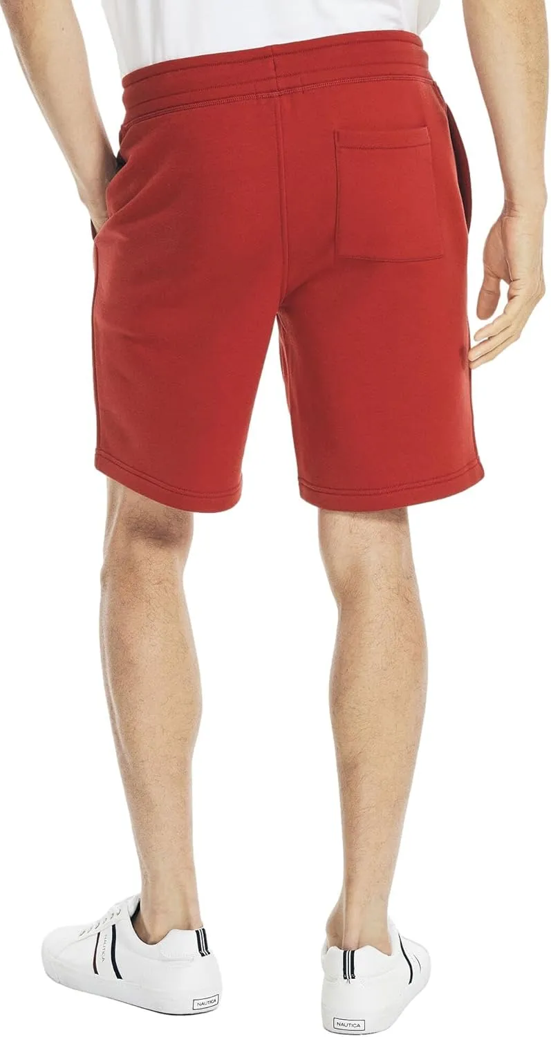 Nautica Mens Soft Cotton Fleece Jogger Gym Active Sweat Shorts