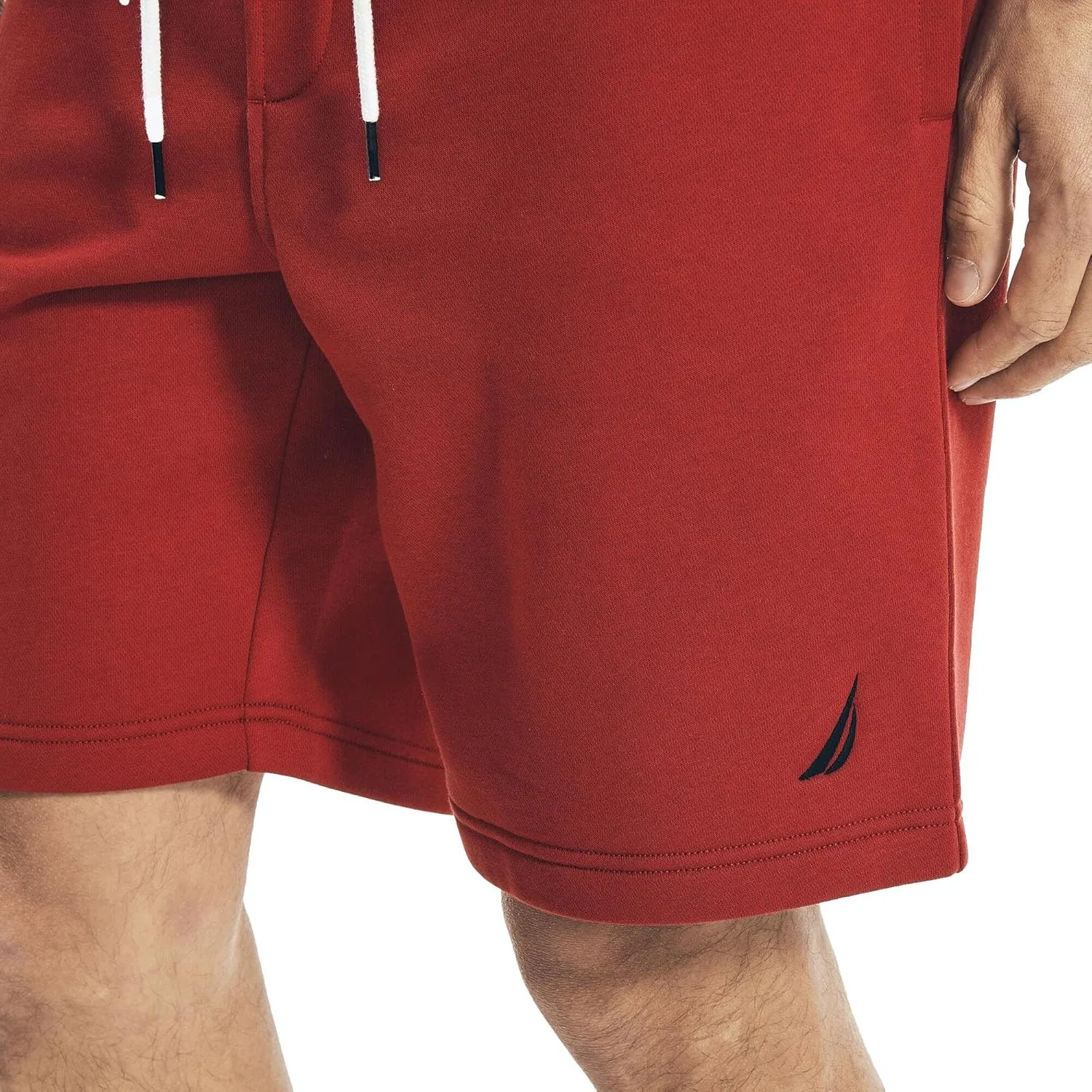 Nautica Mens Soft Cotton Fleece Jogger Gym Active Sweat Shorts