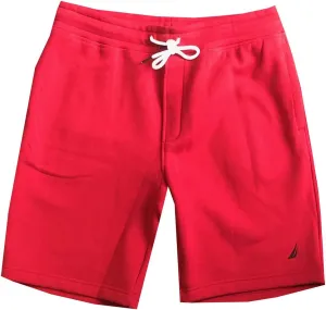 Nautica Mens Soft Cotton Fleece Jogger Gym Active Sweat Shorts