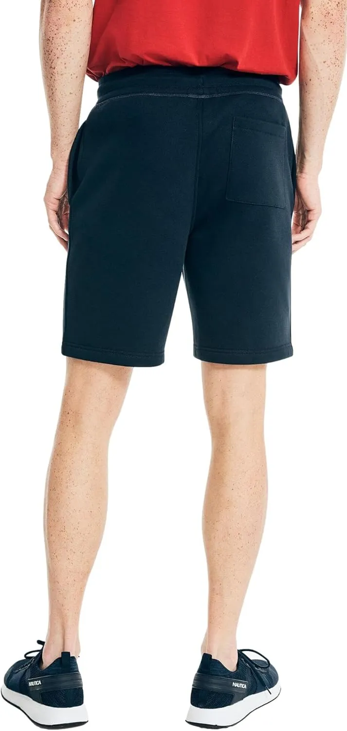 Nautica Mens Soft Cotton Fleece Jogger Gym Active Sweat Shorts