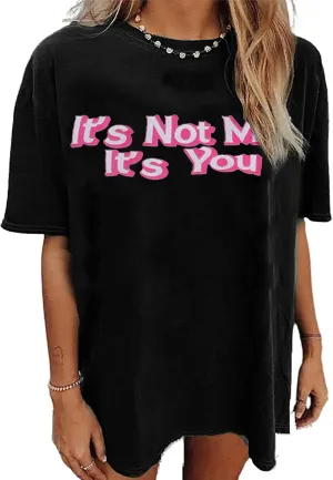 Oversized T Shirts for Women Short Sleeve Summer Loose Vintage Graphic Tees