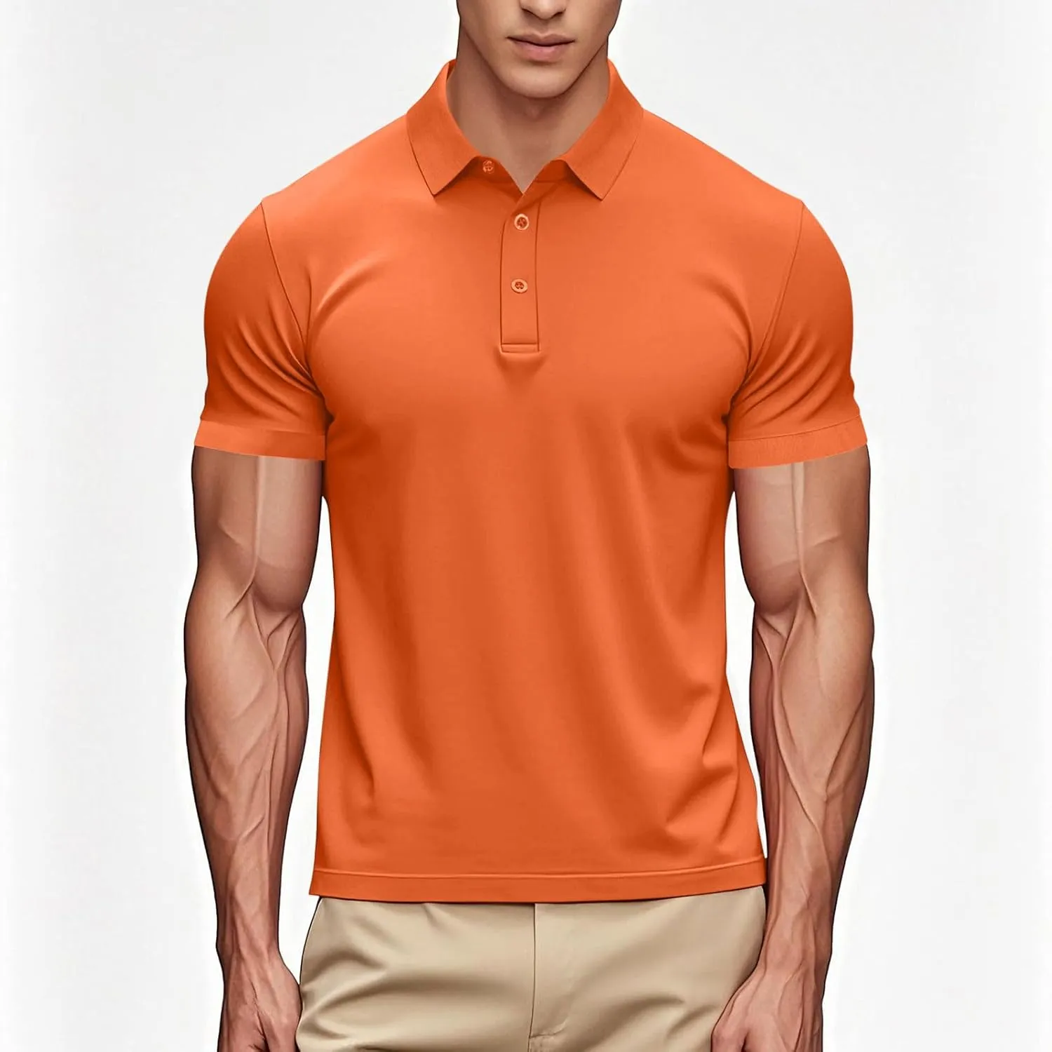 Plus Size Basic Golf Polo Shirts Women Summer Mesh Quick Dry Short Sleeve Button Up Collared T-Shirt Lightweight Casual Tops