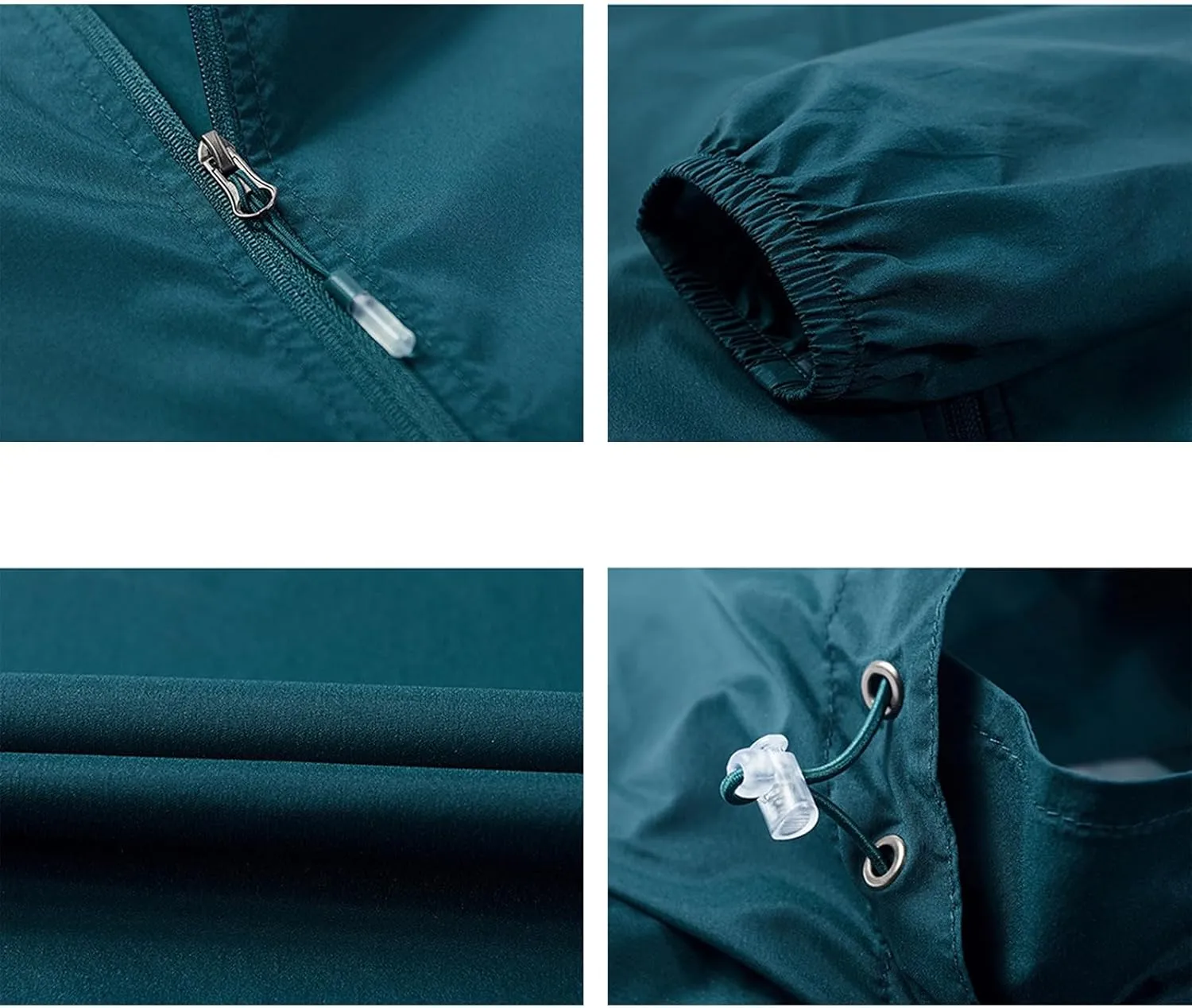 Rain Jacket for Men Lightweight Waterproof Hooded Rain Shell Jackets Windbreaker Raincoat with Hood for Golf Cycling