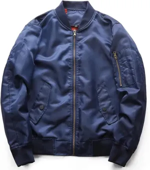 RTRDE Men's Windbreaker Jackets Lightweight Bomber Windproof Water Resistant Casual Zip Up Coat Work Jackets, M-5XL