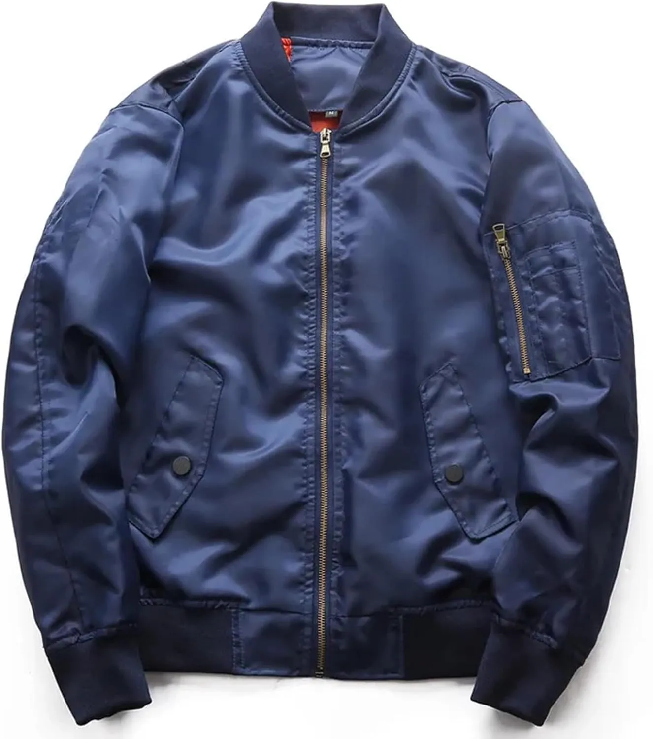RTRDE Men's Windbreaker Jackets Lightweight Bomber Windproof Water Resistant Casual Zip Up Coat Work Jackets, M-5XL