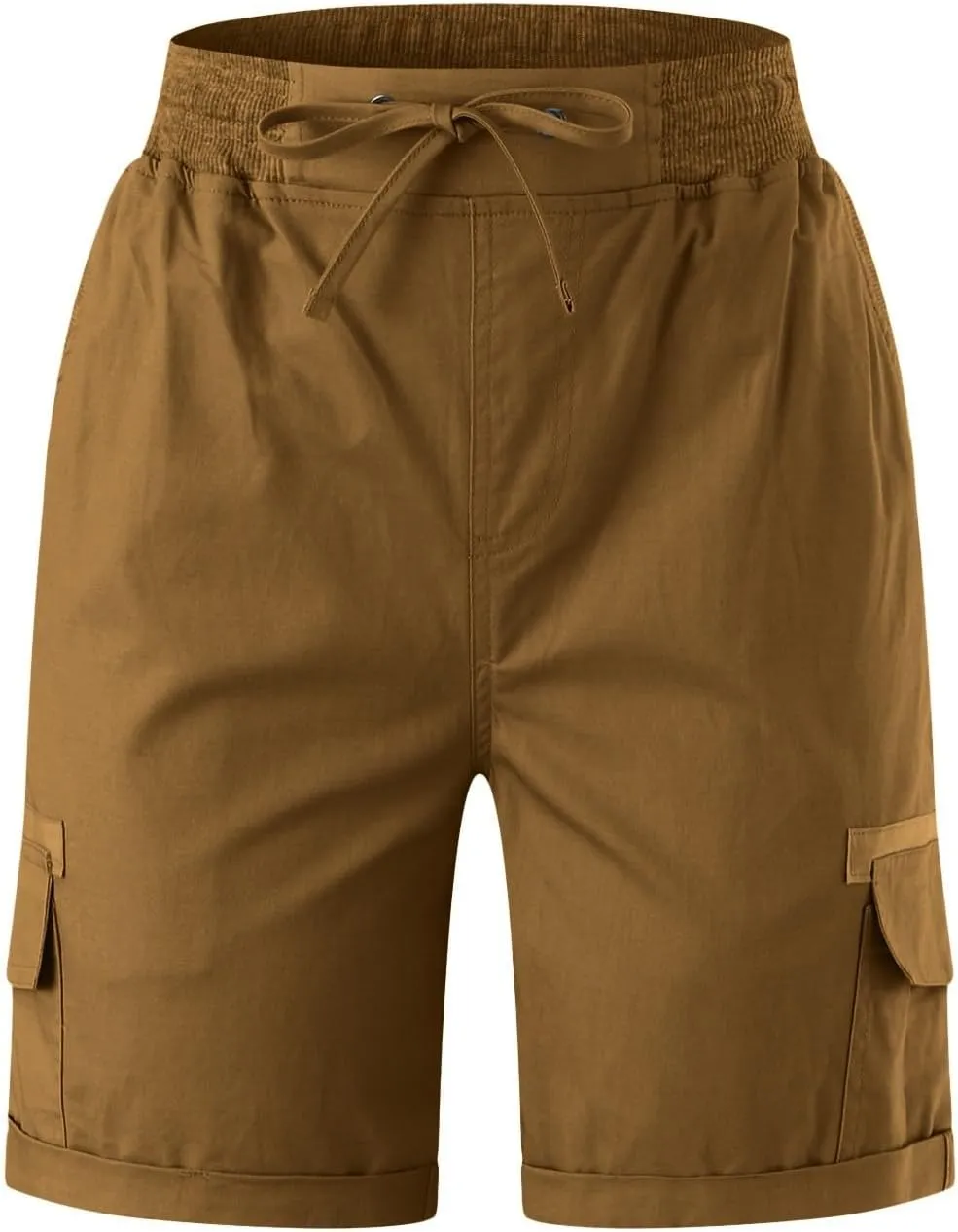 Rvidbe Cargo Shorts Women Baggy Casual Dressy High Waist 6 Pockets Cargo Shorts 2024 Spring Hiking Outdoor Lounge Shorts