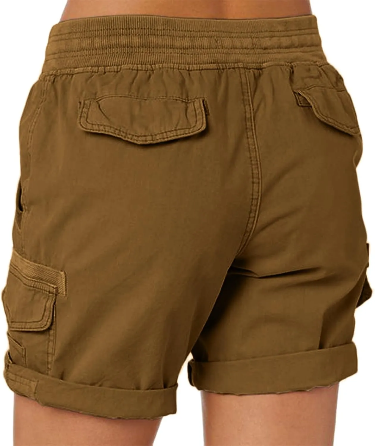 Rvidbe Cargo Shorts Women Baggy Casual Dressy High Waist 6 Pockets Cargo Shorts 2024 Spring Hiking Outdoor Lounge Shorts