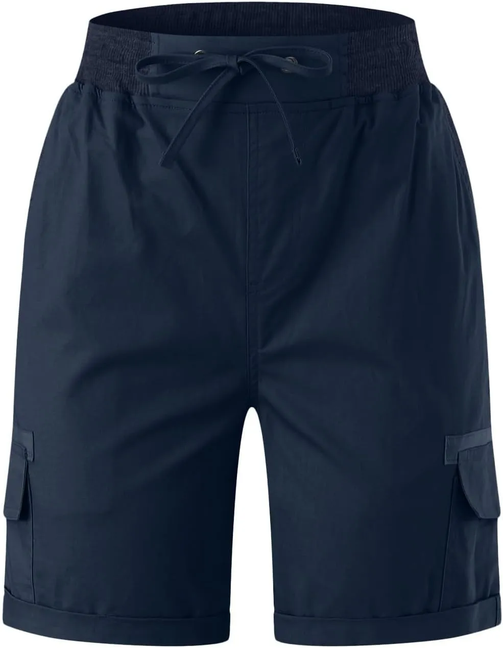 Rvidbe Cargo Shorts Women Baggy Casual Dressy High Waist 6 Pockets Cargo Shorts 2024 Spring Hiking Outdoor Lounge Shorts