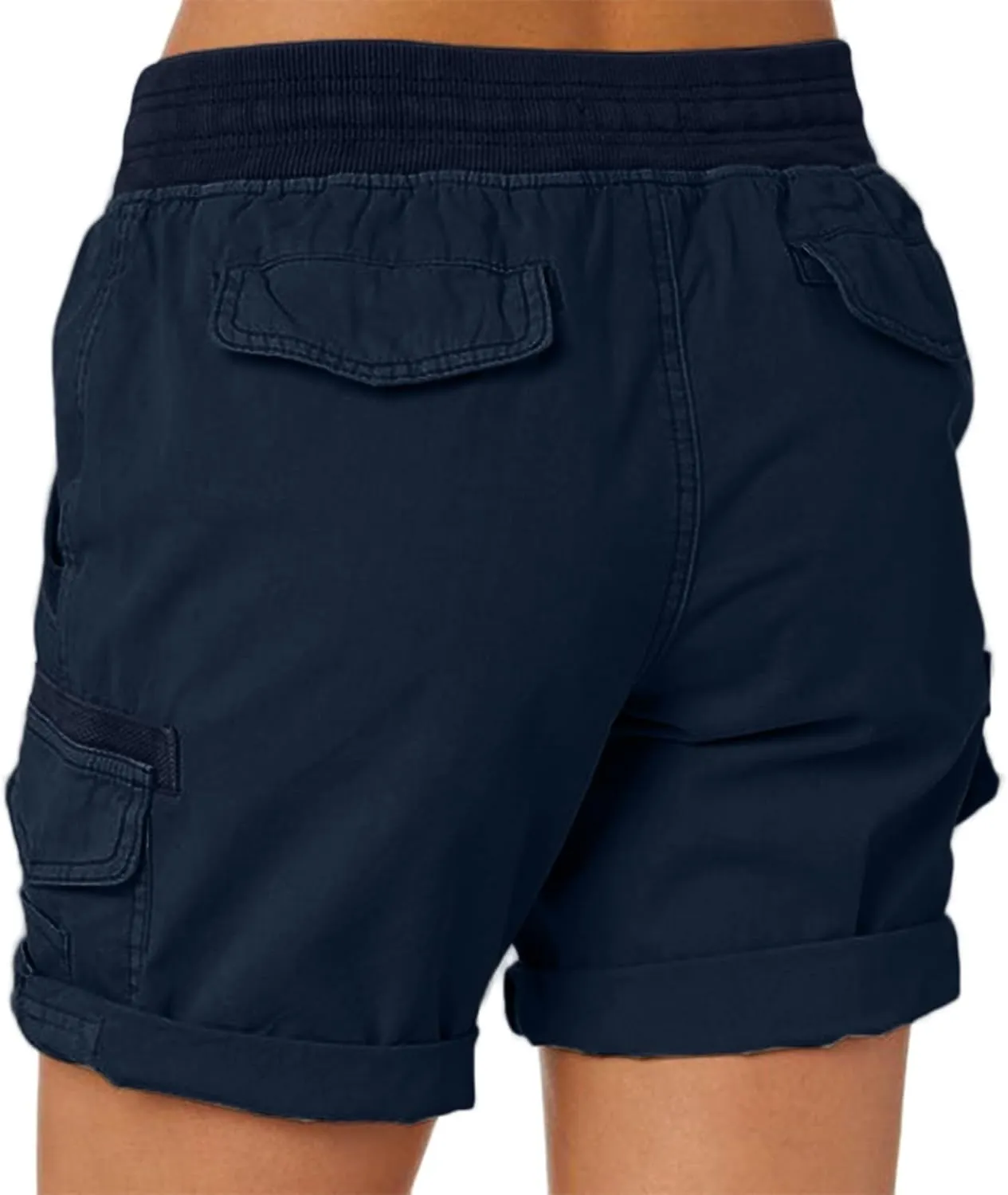 Rvidbe Cargo Shorts Women Baggy Casual Dressy High Waist 6 Pockets Cargo Shorts 2024 Spring Hiking Outdoor Lounge Shorts