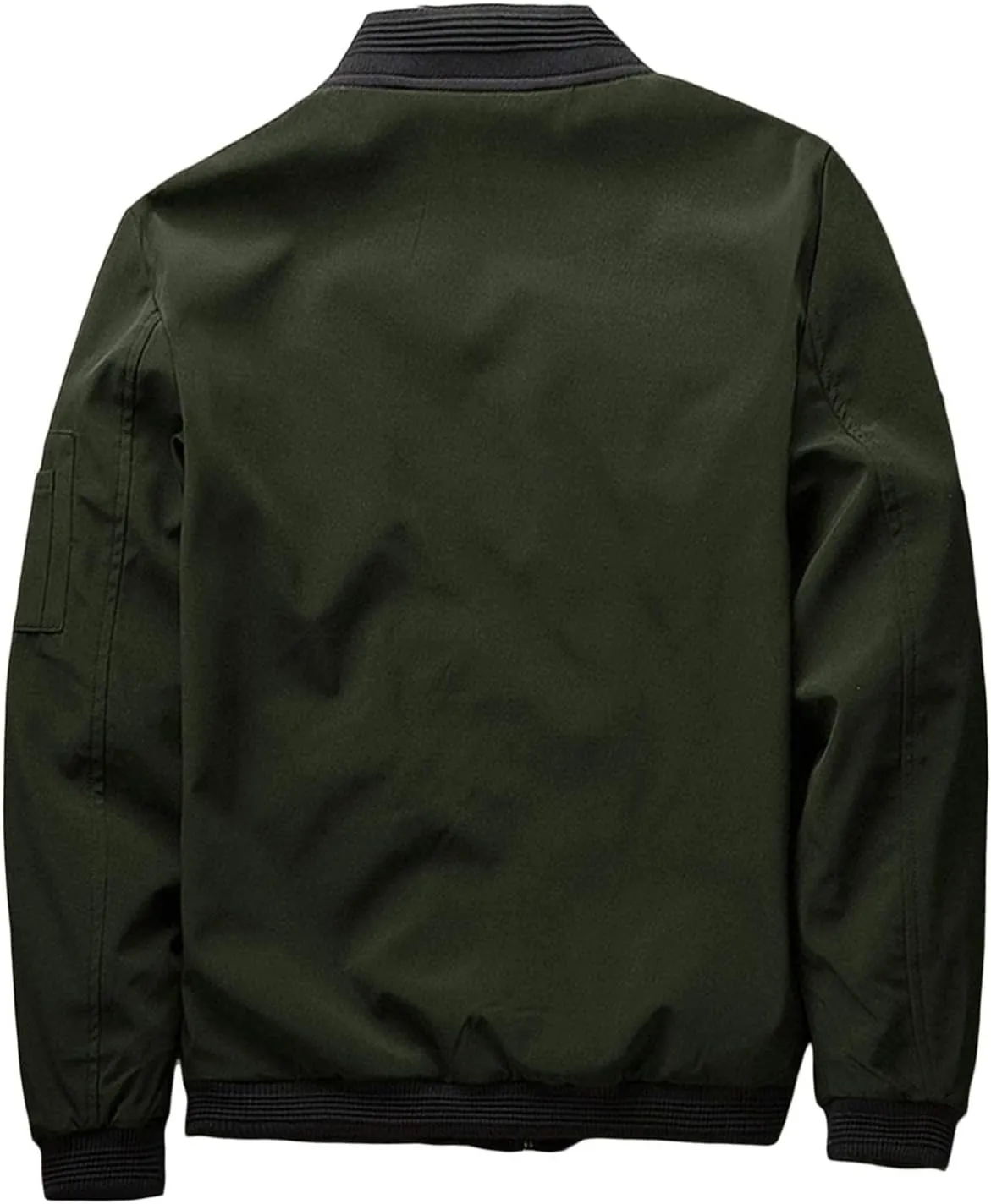 sandbank Men's Slim Fit Lightweight Softshell Flight Bomber Jacket Coat