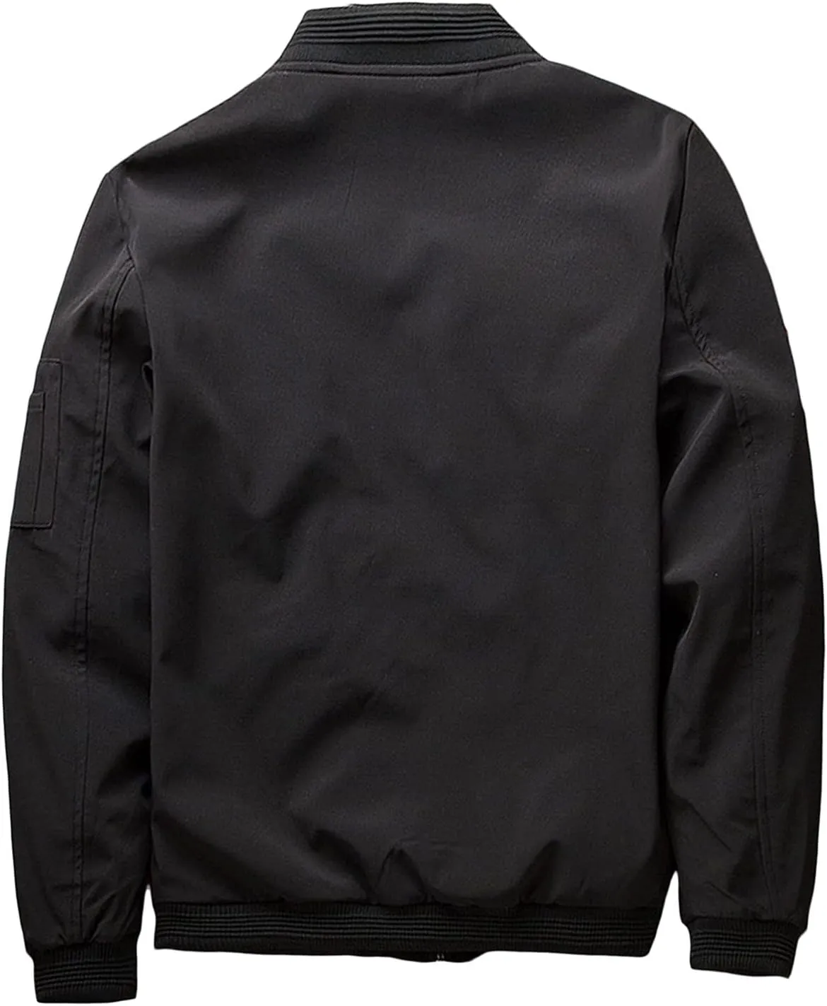 sandbank Men's Slim Fit Lightweight Softshell Flight Bomber Jacket Coat