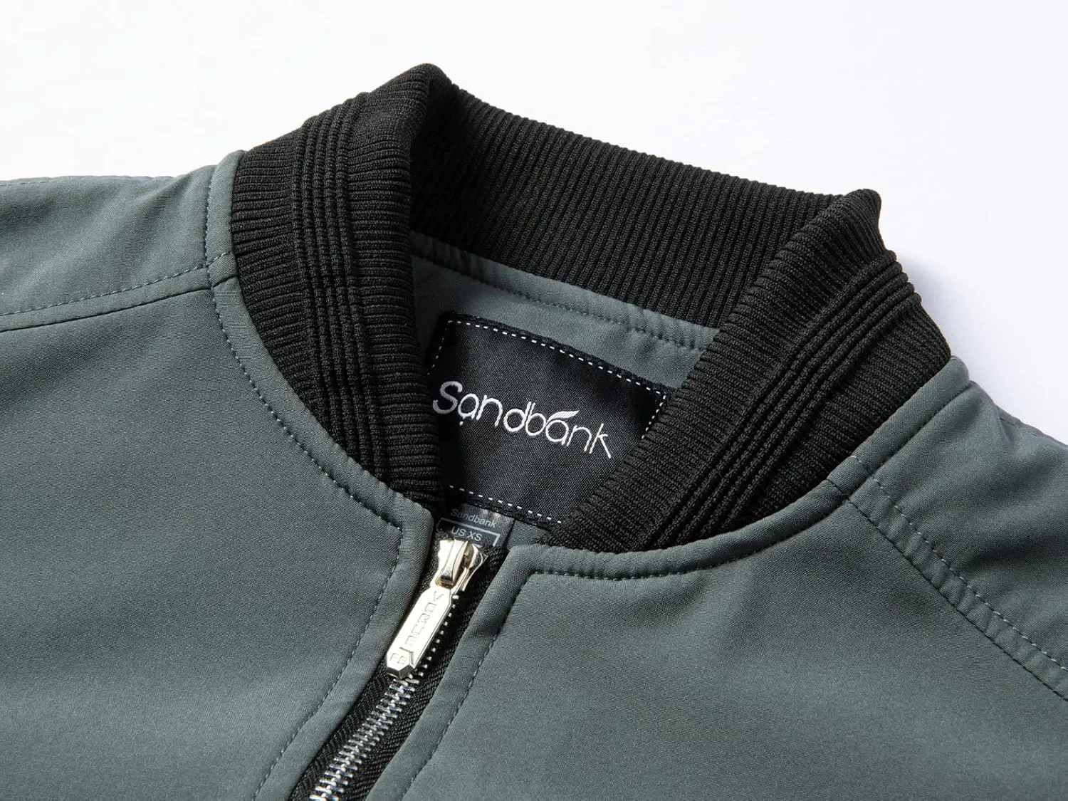sandbank Men's Slim Fit Lightweight Softshell Flight Bomber Jacket Coat