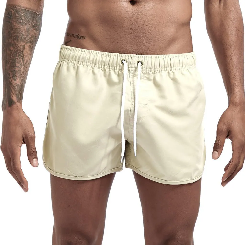 Summer Shorts for Mens Fashion Patchwork Drawstring Casual Pant 2025 Loose Lightweight Quick Dry Beach Surfing Shorts