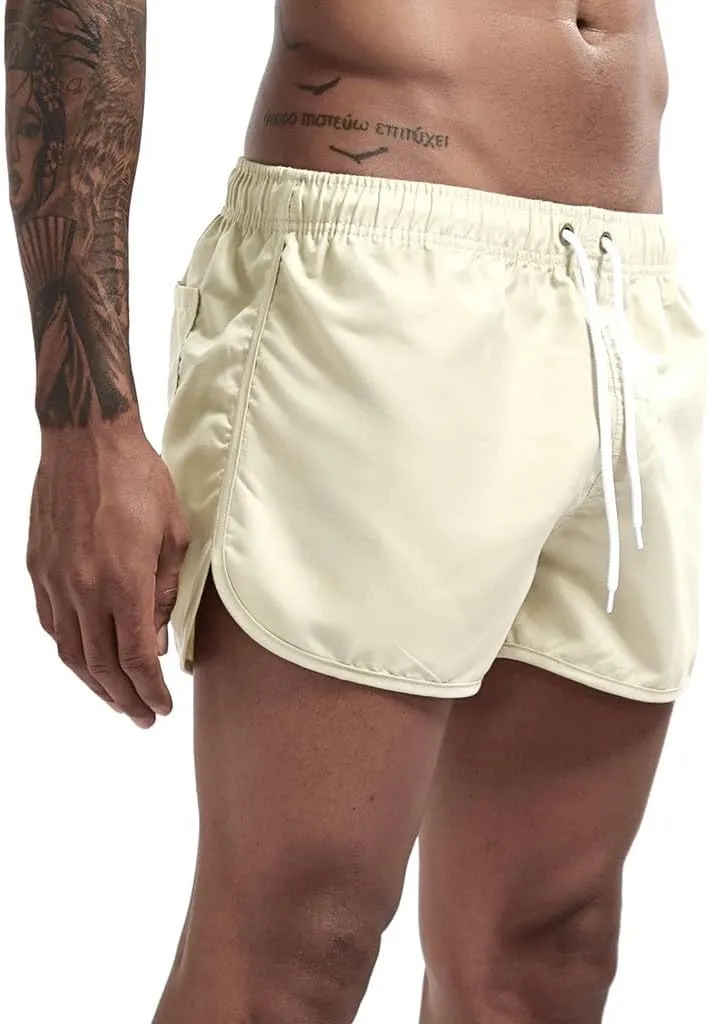 Summer Shorts for Mens Fashion Patchwork Drawstring Casual Pant 2025 Loose Lightweight Quick Dry Beach Surfing Shorts