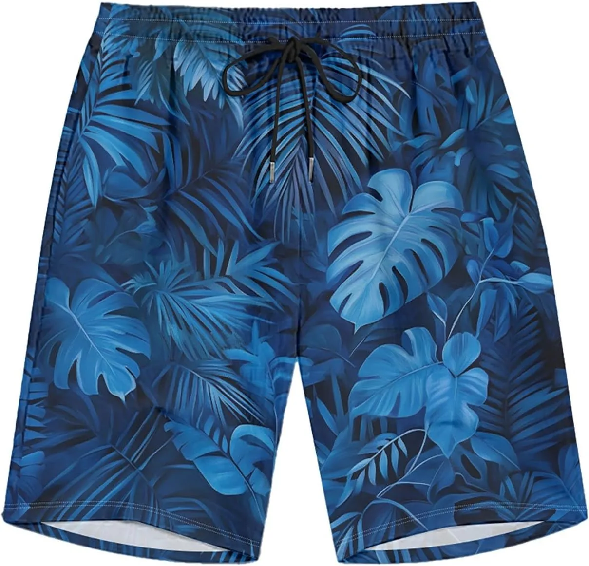 Summer Shorts for Mens Travel Holiday Hawaii Beach Retro Pants Fashion Print Elastic Wasit Loose Fit Pants Plus Size