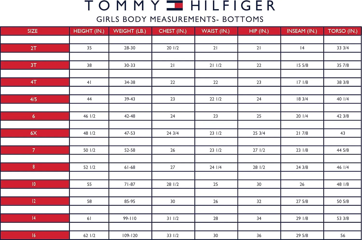 Tommy Hilfiger Girl's 5-pocket Stretch Denim Shorts
