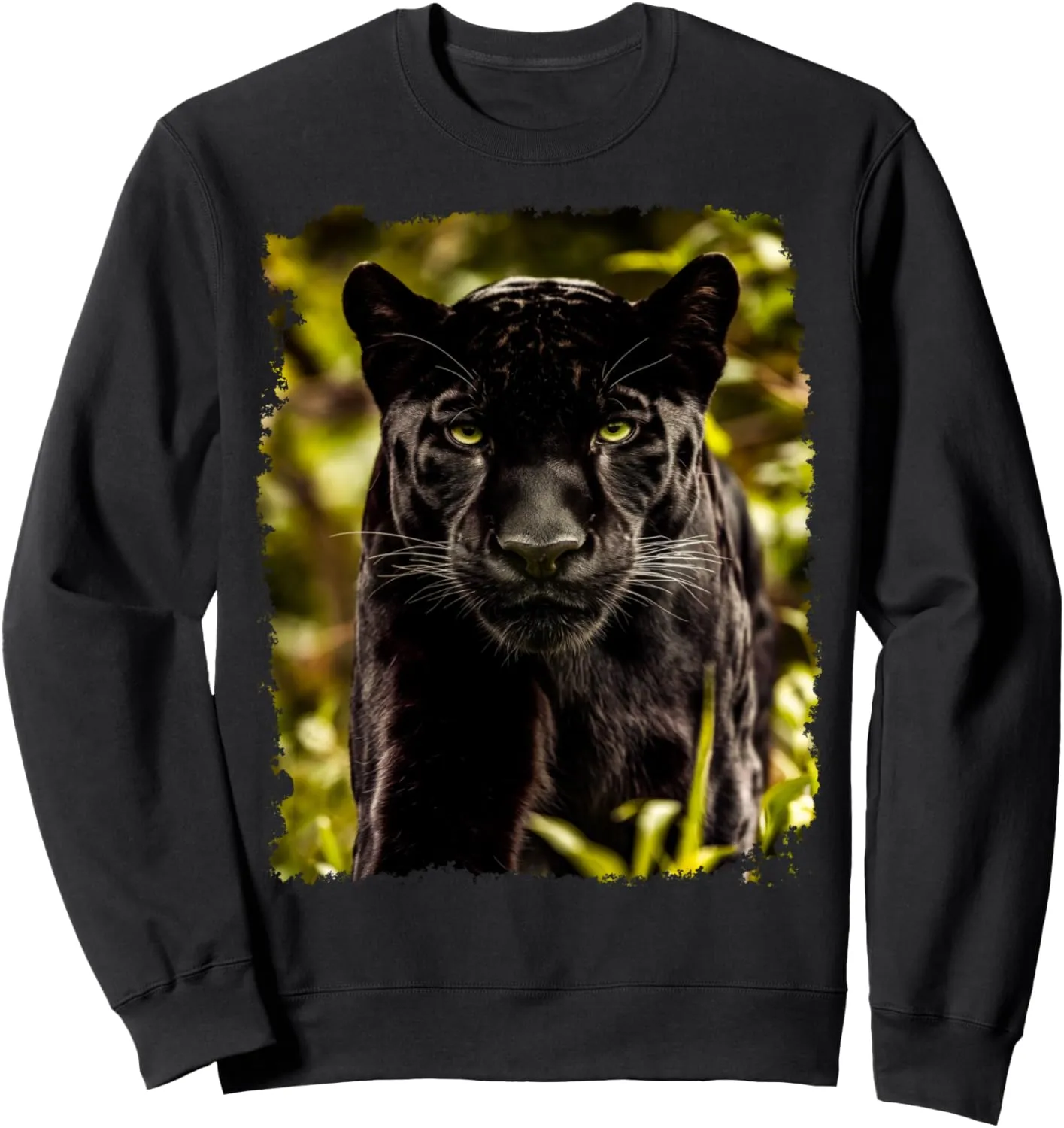 Vintage Panther Black Sweatshirt
