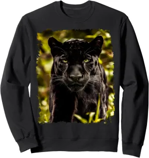 Vintage Panther Black Sweatshirt