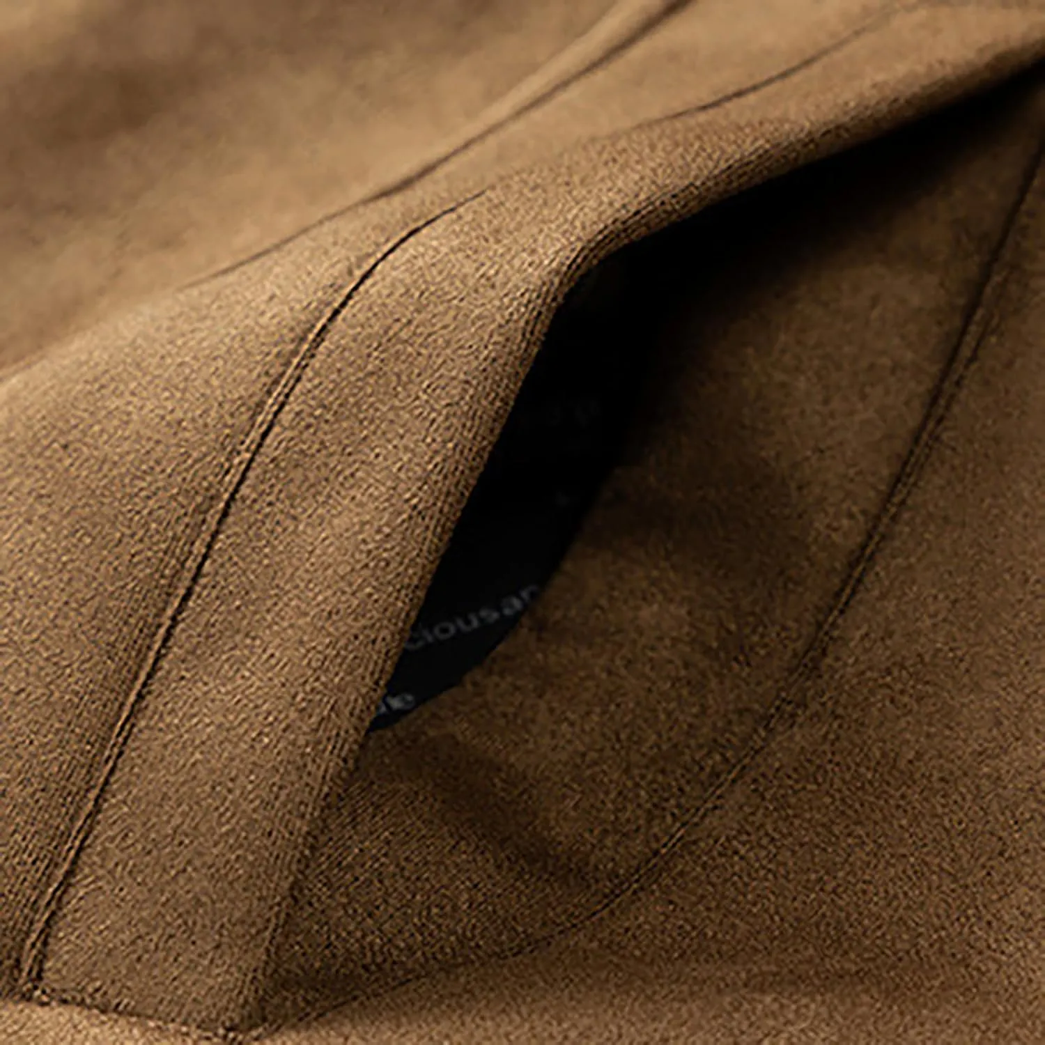 Vintage Trucker Suede Leather Jacket for Men Shirt Collar Jackets Western Style Cowboy Mens Faux Leather Coat Outwear