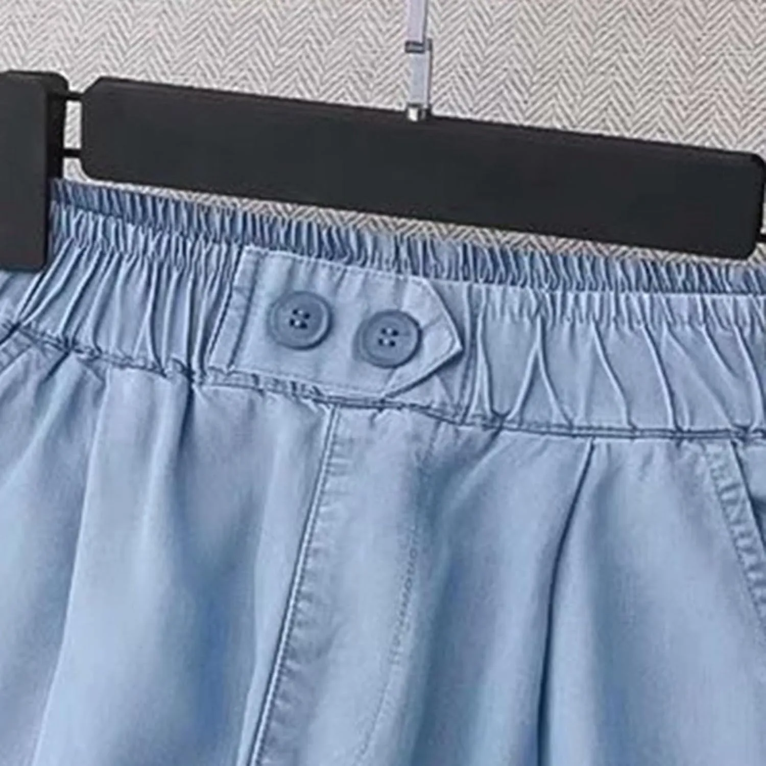 Wide Leg Denim Shorts for Women Stretchy High Waisted Loose Casual Bermuda Jeans Shorts Straigh Realxed Slim Fit Summer Jorts