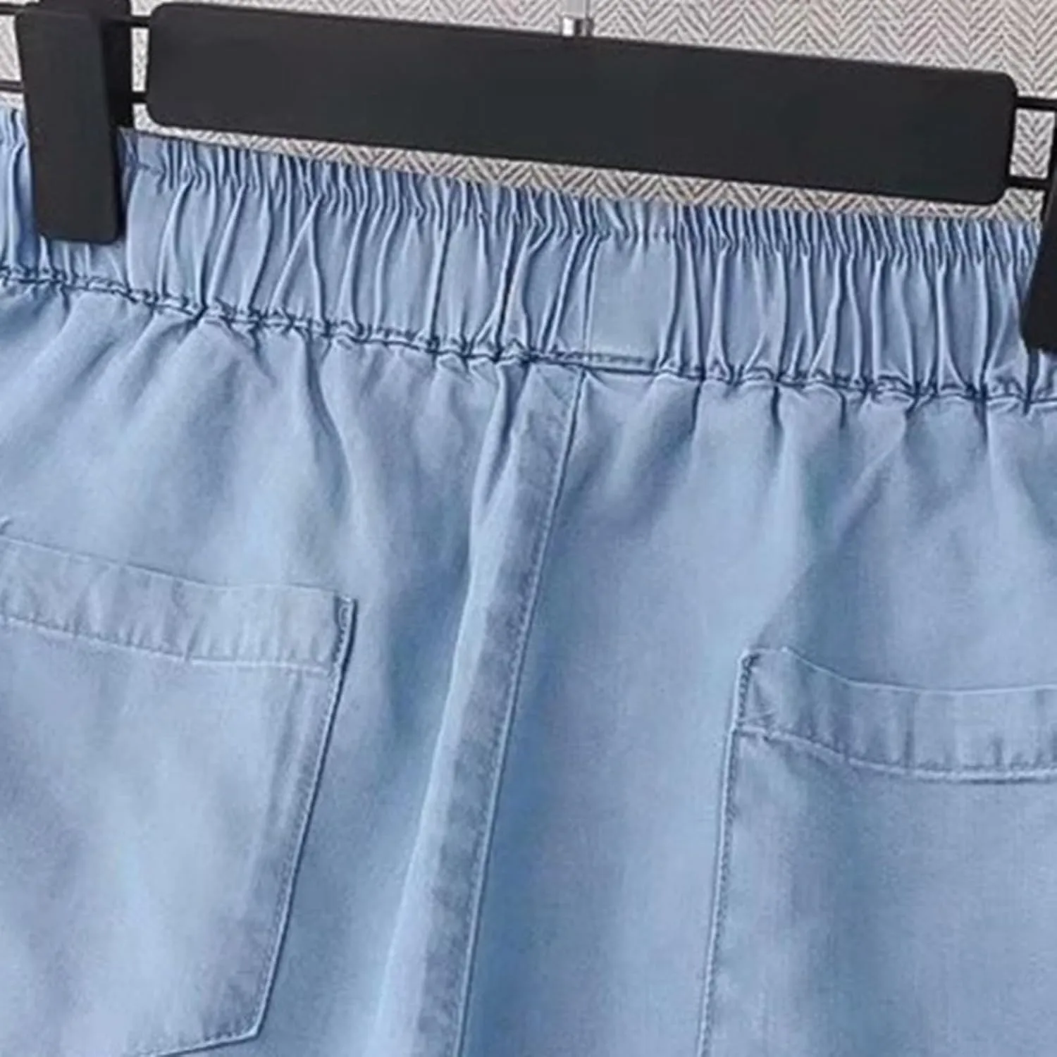 Wide Leg Denim Shorts for Women Stretchy High Waisted Loose Casual Bermuda Jeans Shorts Straigh Realxed Slim Fit Summer Jorts