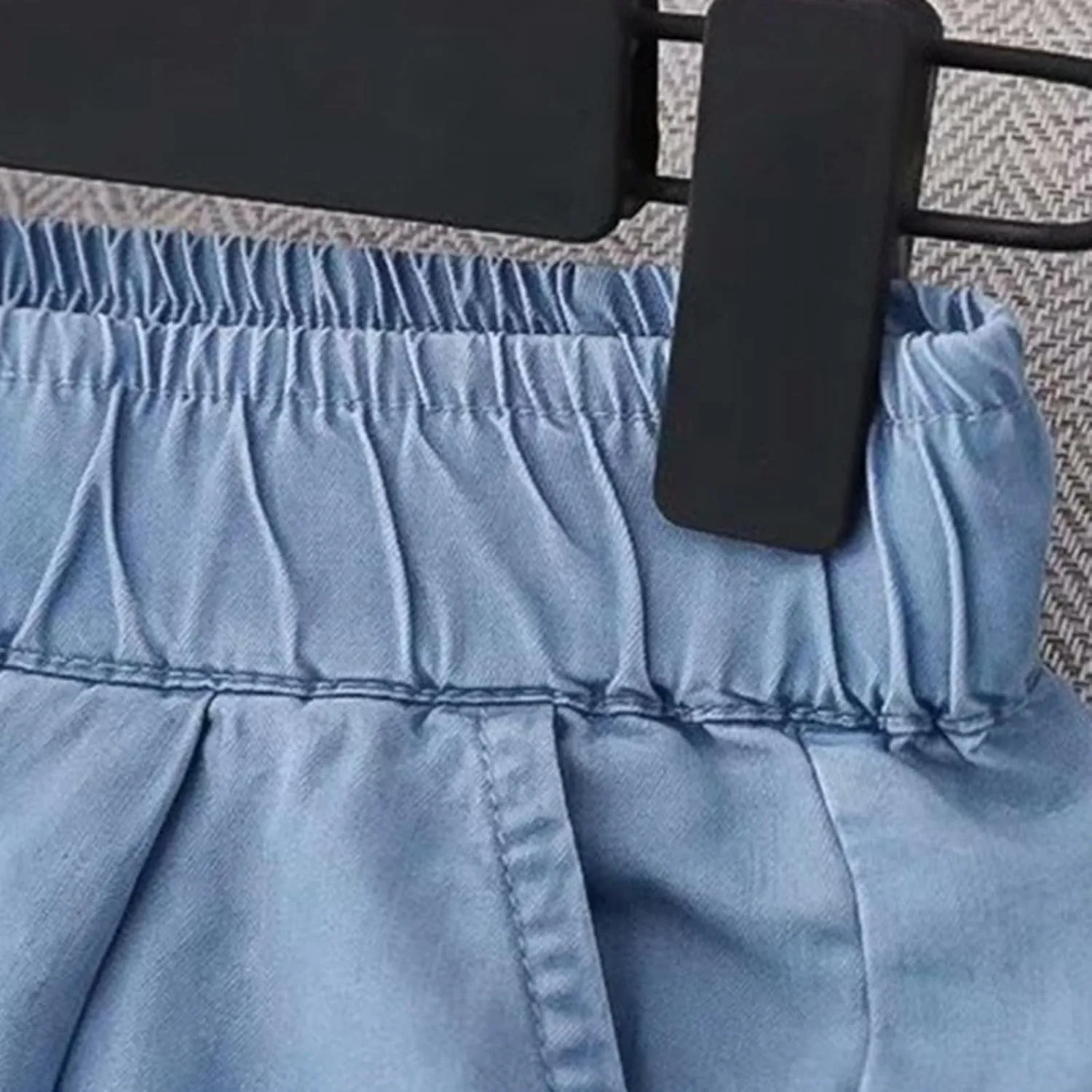 Wide Leg Denim Shorts for Women Stretchy High Waisted Loose Casual Bermuda Jeans Shorts Straigh Realxed Slim Fit Summer Jorts