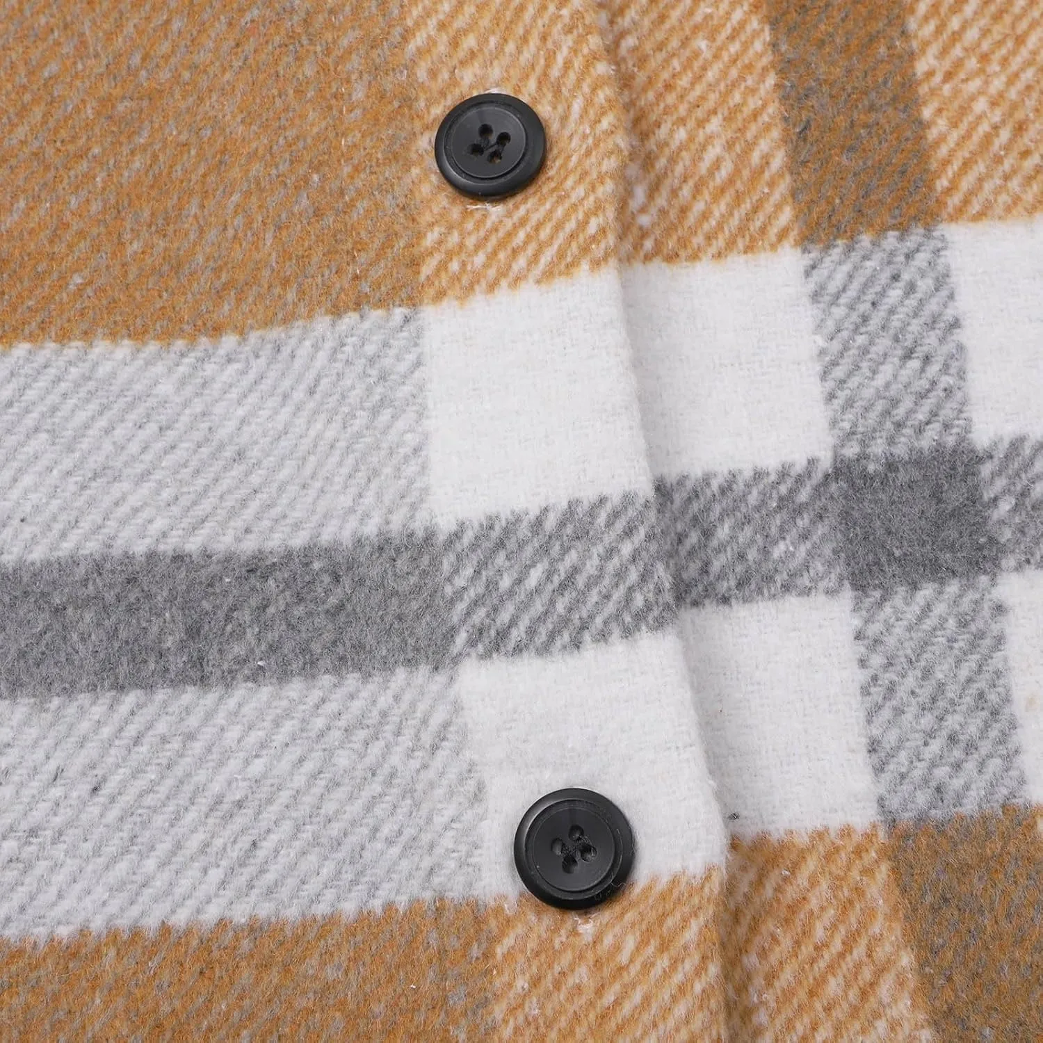 Womenfice Plaid Printed Sweaters Shirt Long Sleeve Cardigan Tops Trendy Long Outwear Tee Flannel Plaid Shirts