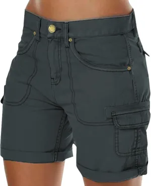 Women's Cargo Shorts Casual Summer High Waisted Hiking Shorts Trendy Summer Casual Outdoor Outfits for Workout Gym