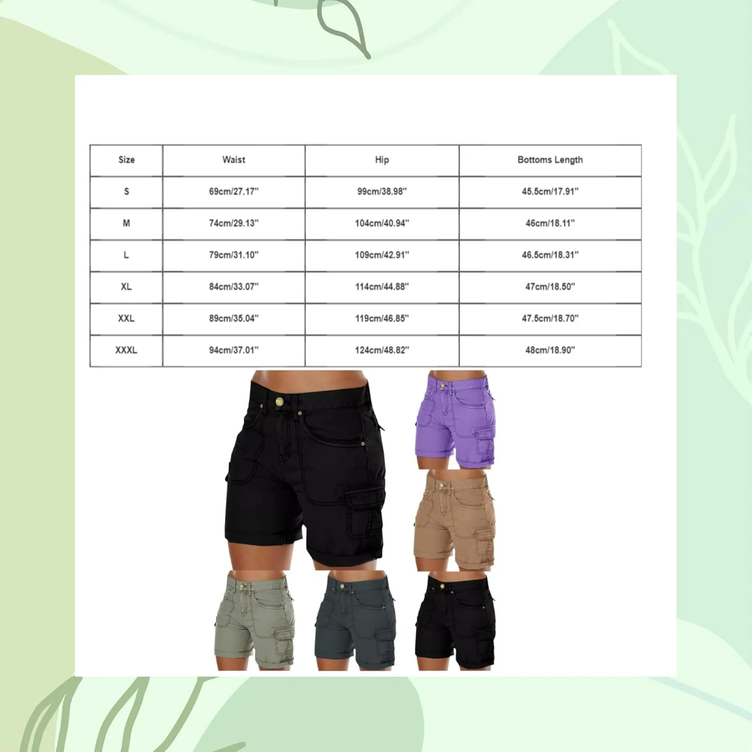 Women's Cargo Shorts Casual Summer High Waisted Hiking Shorts Trendy Summer Casual Outdoor Outfits for Workout Gym