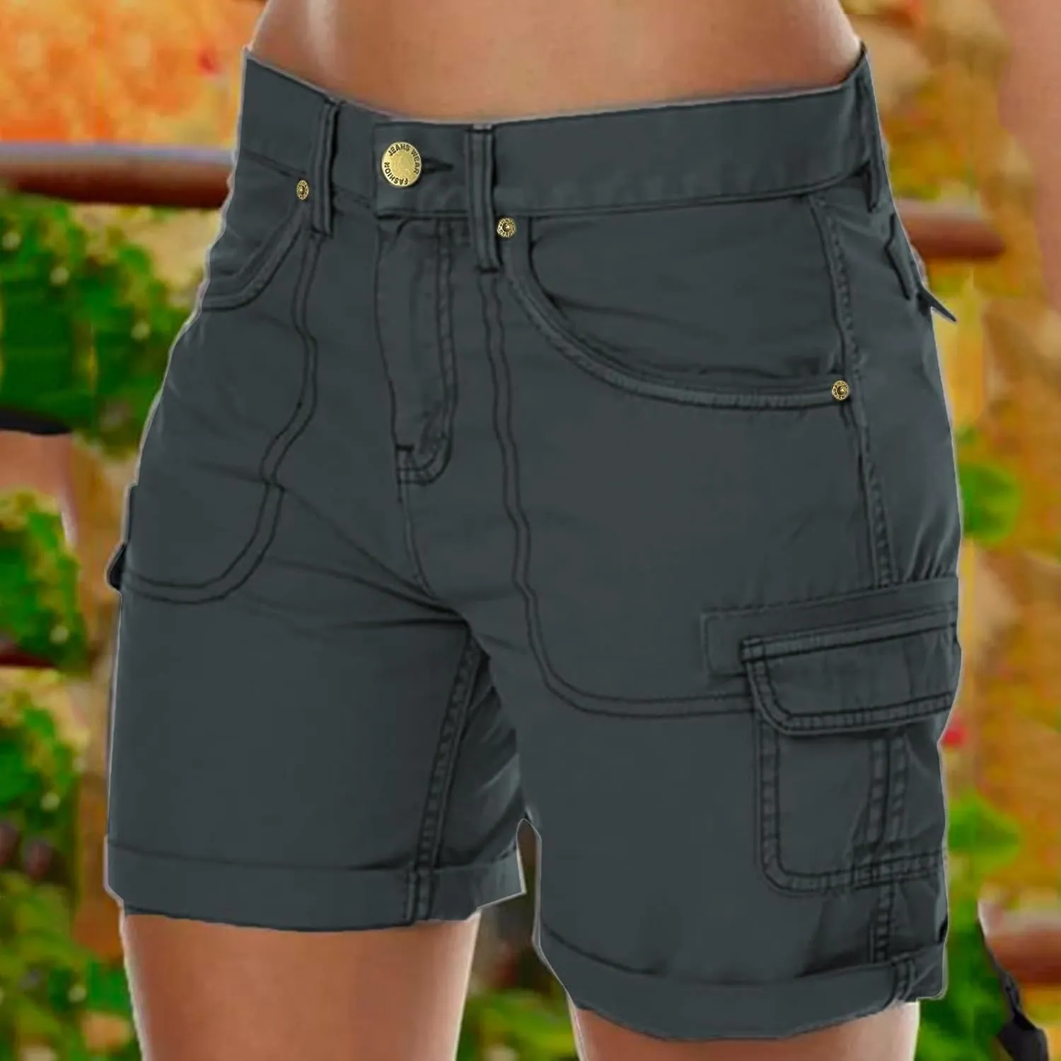 Women's Cargo Shorts Casual Summer High Waisted Hiking Shorts Trendy Summer Casual Outdoor Outfits for Workout Gym