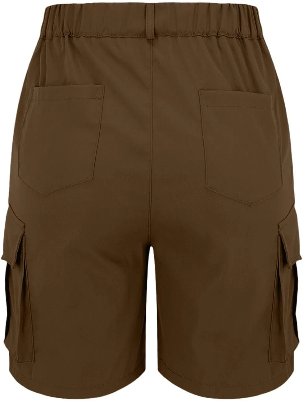Womens Cargo Shorts Trendy Summer 2025 Casual High Waisted Work Shorts Retro Loose Outdoor Hiking Shorts with Pockets