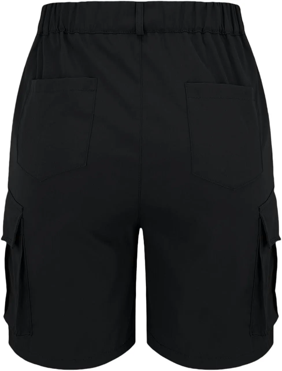 Womens Cargo Shorts Trendy Summer 2025 Casual High Waisted Work Shorts Retro Loose Outdoor Hiking Shorts with Pockets