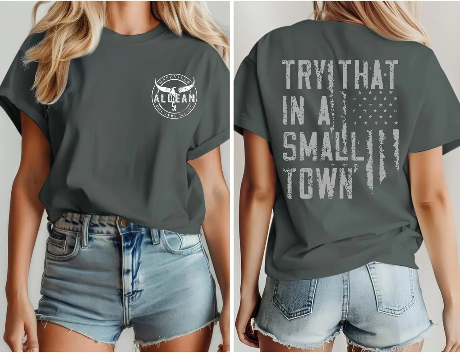 Womens Oversized Graphic Country Concert Tees Vintage Cowgirl Western Shirts Rock Band T Shirts Cotton Loose Fit