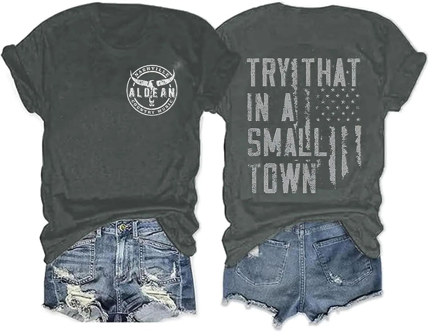 Womens Oversized Graphic Country Concert Tees Vintage Cowgirl Western Shirts Rock Band T Shirts Cotton Loose Fit