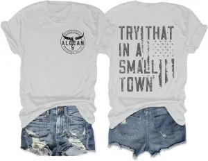 Womens Oversized Graphic Country Concert Tees Vintage Cowgirl Western Shirts Rock Band T Shirts Cotton Loose Fit
