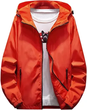 Ymosrh Mens Coats and Jackets Winter Autumn Casual Color Plus Size Hoodie Zipper Outdoor Sport Coat Jackets Fashion